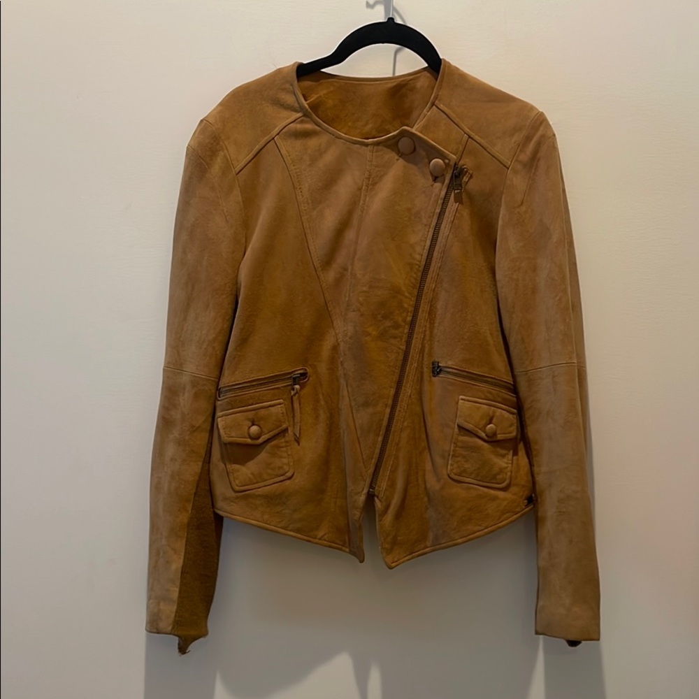 Emu 100% Sheepskin Leather Moto Jacket Naturally Australian